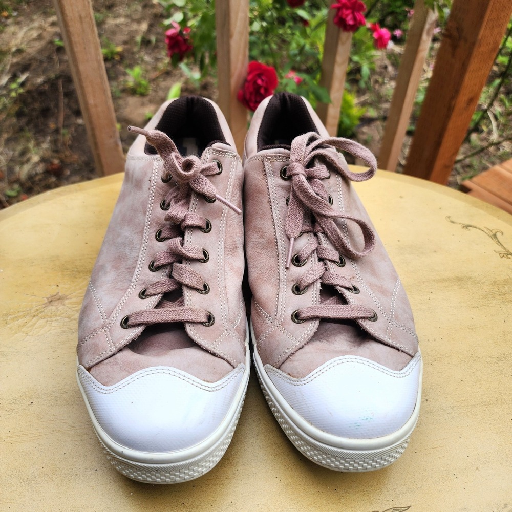 FootJoy Street Soft Spike Leather US 9 Taupe Brown Golf Shoes Casual Athletic